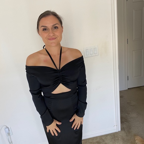 Dolce & Gabbana body con long sleeve off shoulder size 40 - Picture 5 of 13